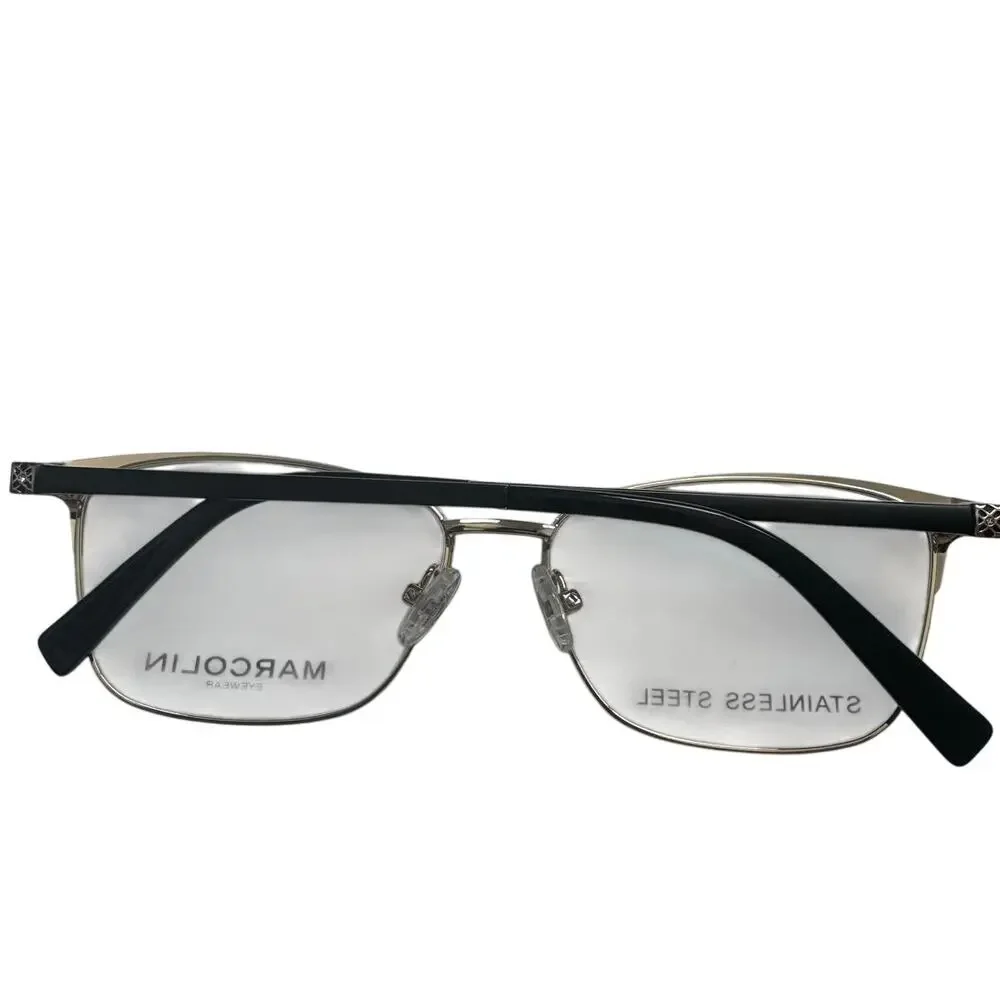 NEW Marcolin 5029 Steel black and gold Frame